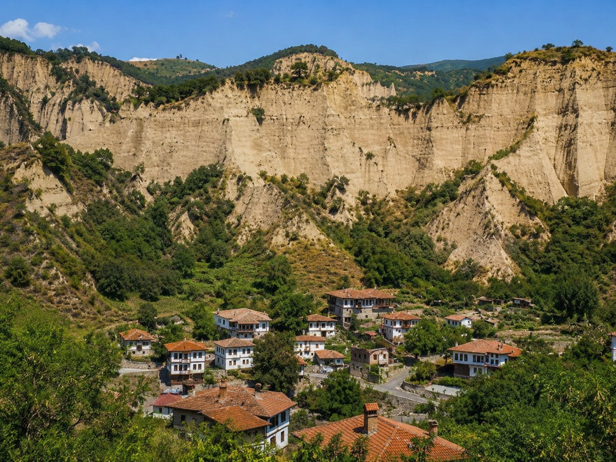 The village of Melnik